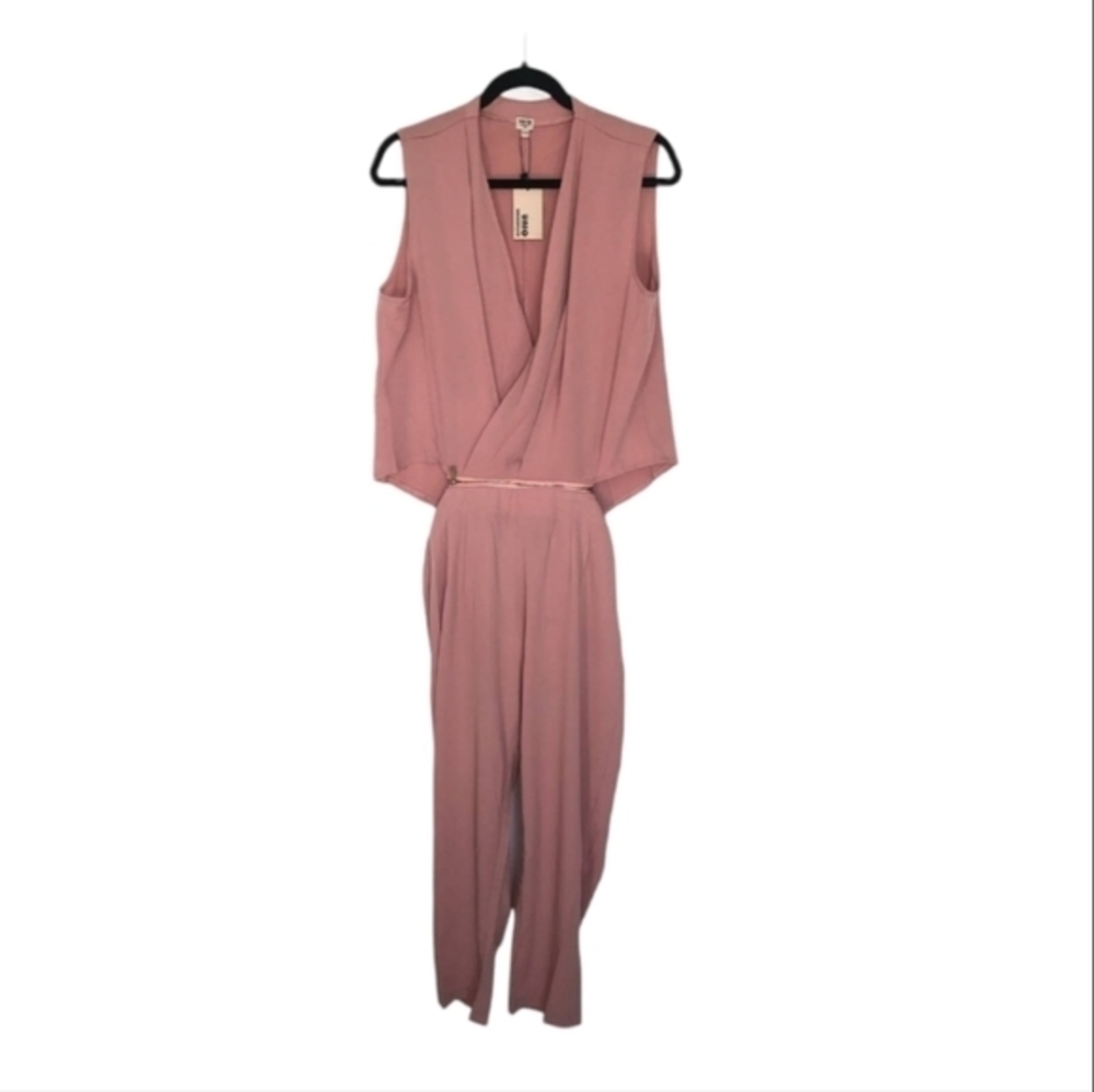 Uniq Blush 2 piece Sleeveless Jumpsuit Romper‎ Middle Zipper Small NWT